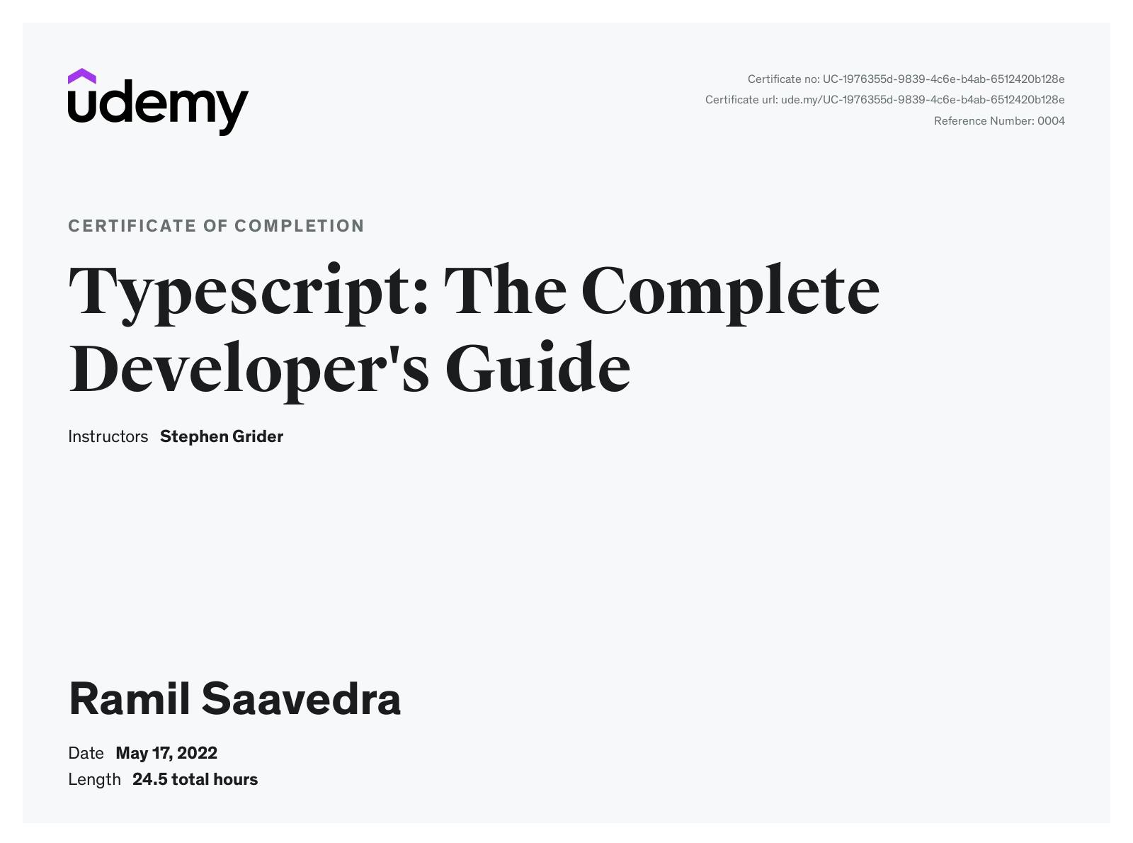 Typescript: The Complete Developer's Guide